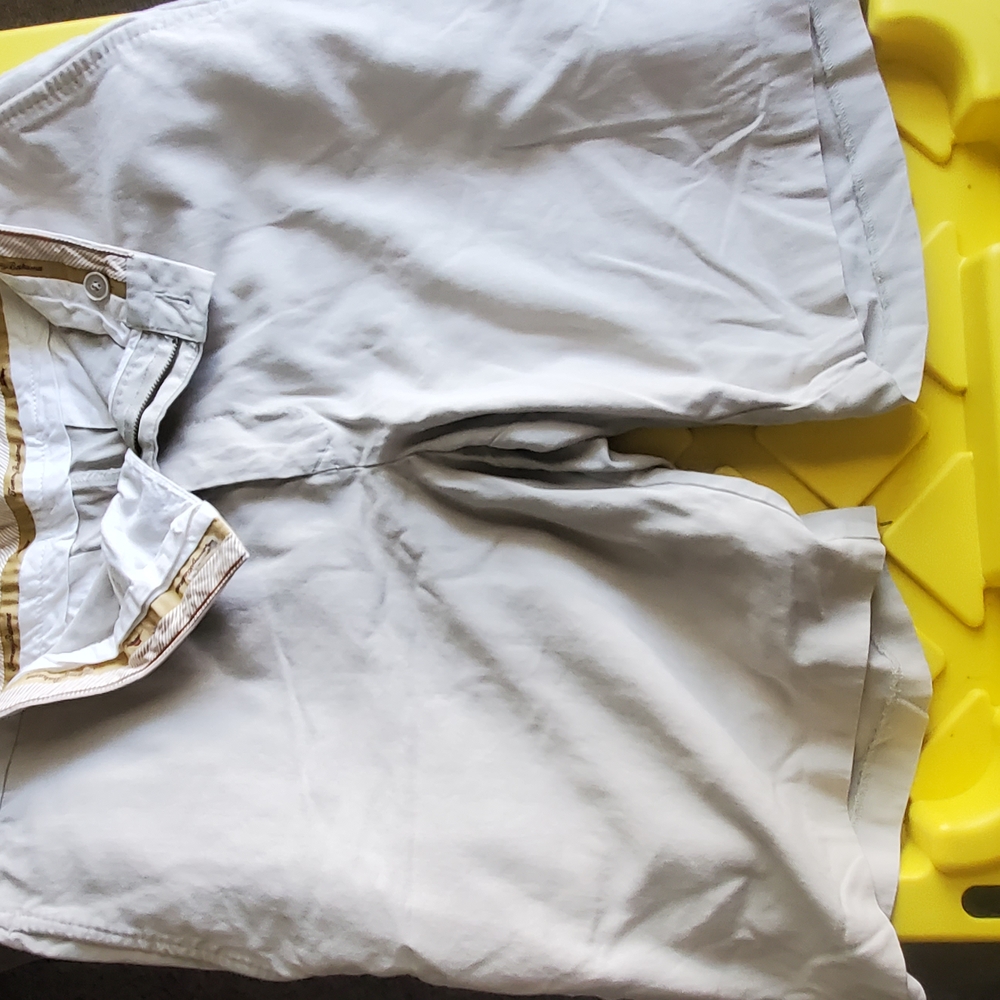 Tommy Bahama Tan Flat Front Shorts